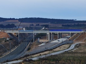 New motorway flyover - not open yet