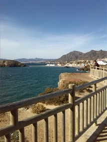View across bays from the mirador        