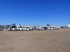 MH's on beach at Aguilas