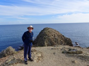 Rob on top of island