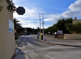 Entrance Camping Los Escullos