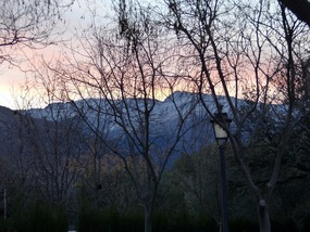 Sunrise over Sierra Nevada