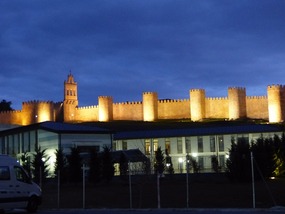 Avila - walls at twilight