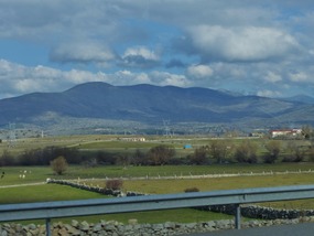 Distant mountains