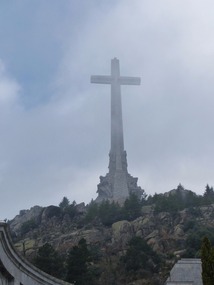 Giantic Cross in the mist