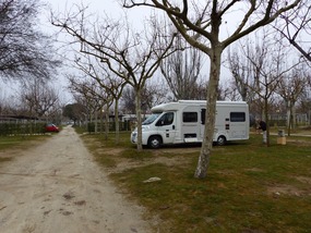 Pitch and site roads- Camping El Escorial