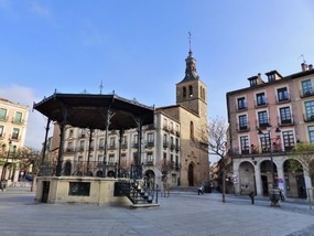 bandstand in Plaza Mayor