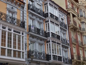 Beautiful balconies- Palencia- Calle Mayor