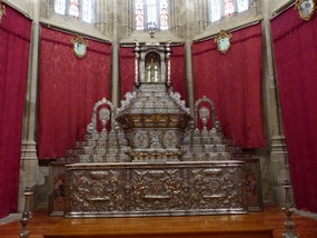 fantastic silver gilt altar