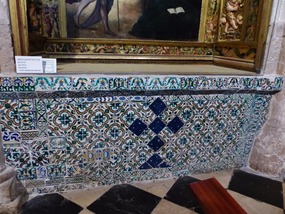 Tiled altar