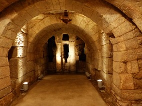 Visigoth stonework in the crypt