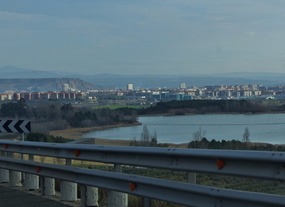 Logrono in distance