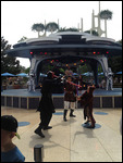 Ian defeats a very Scary Darth Mal at Disneyland