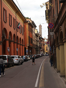 Typical Street in Bologna