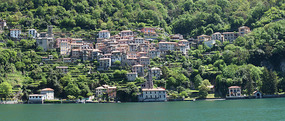 Town on Lake Como