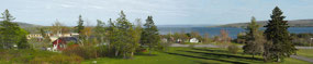 Our Hotel Room View in Baddeck