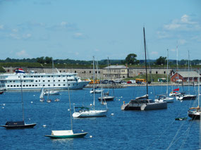 View from New York Yacht Club, Newport