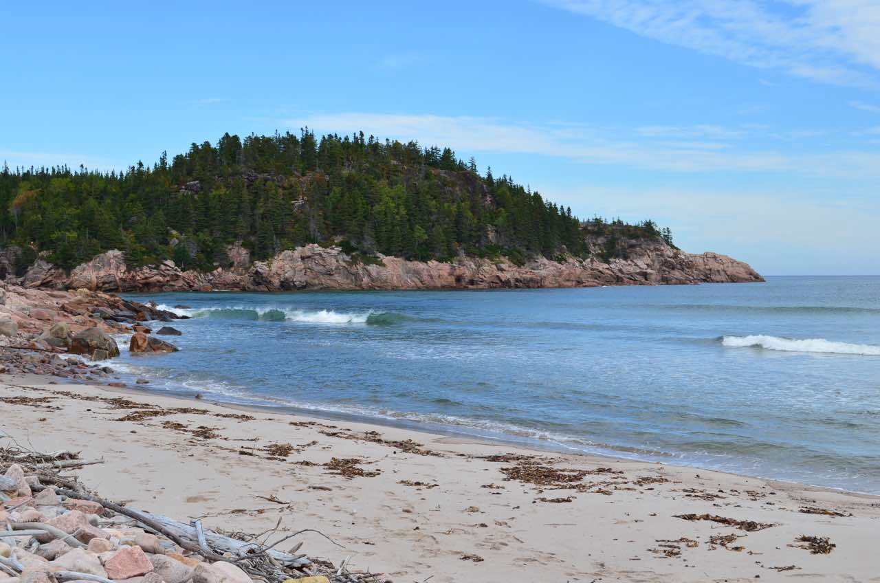 Leaving Cape Breton Highlands National Park