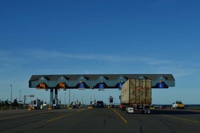 Confederation toll booth - $46 thank you