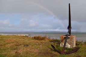 Rainbow over St Mary's Bay at Gilbert's Cove