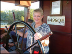 Marg giving the skipper a rest
