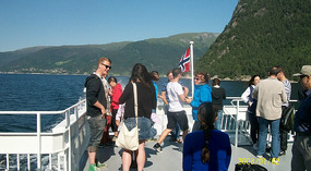 Cruising the Sognefjord