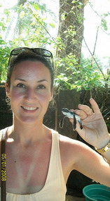Leesa with a day old Turtle