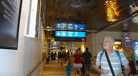 Trev at Stockholm Ferry Terminal