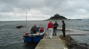 Boat to St. Michaels Mount