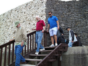 Trev and Aaron at Newgrange