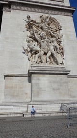 Sal at the Arc de Triumphe