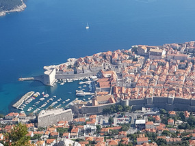 Dubrovnik from Mt Srd