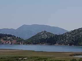 View on the drive from Split to Dubrovnik