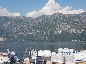 View from the cafe in Perast