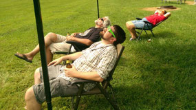 The eclipse watchers!