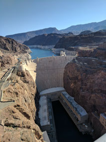 View of the dam from the memorial bridge!