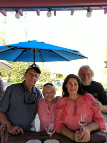 Allan, Sandy and Us.  AKA..the winos!
