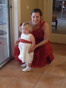 See that cute white dress? & her lovely mother!