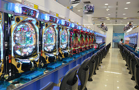 Inside Pachinko Parlour