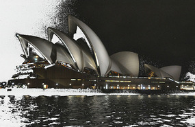 Arty View Of Opera House