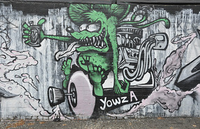 Spraypainting To Prevent Tagging