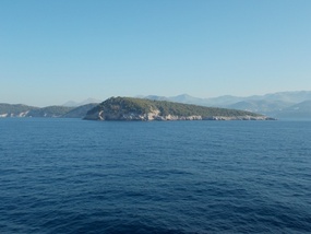 Sailing Past Shore