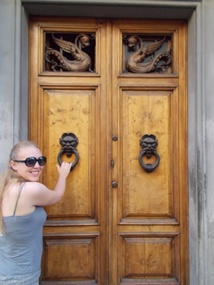 Love these big, intimidating doors