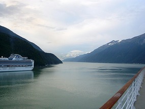 Pulling Into Skagway Harbor