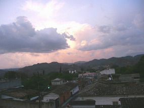 Sunset over Gracias