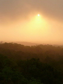 Sunrise over Tikal