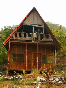 Our hostel, El Portal, at Semuc.