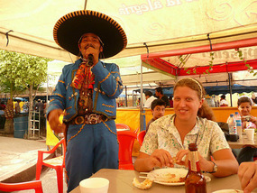 Our tableside entertainment at the food festival