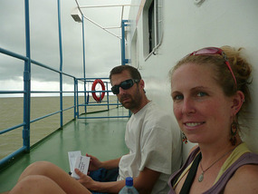 Our ferry ride to Isla de Ometepe