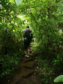 Steep hike up Maderas